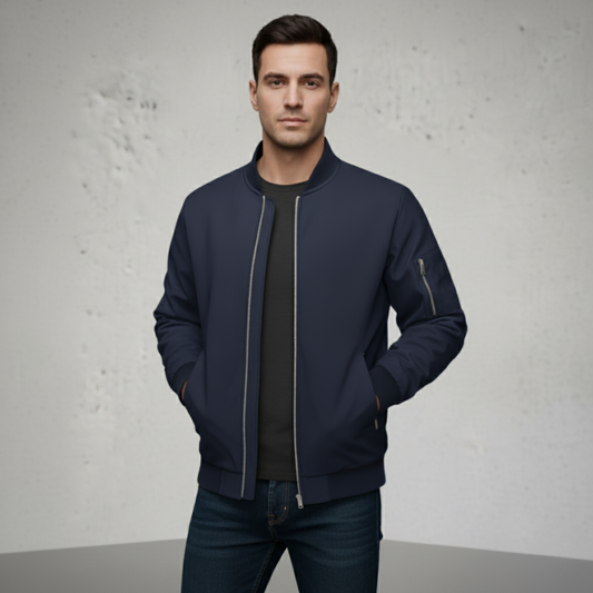 Caraba Men’s Lightweight Water Resistant  Winter Jacket – Windproof, Foldable & Travel-Ready