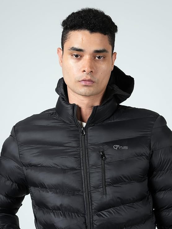 Caraba Light Weight Winter Jackets for Men & Boys | Front Zipper Pocket, Full Sleeves Nylon Jacket, Regular Fit Bomber, Monsoon Jackets for All Weather