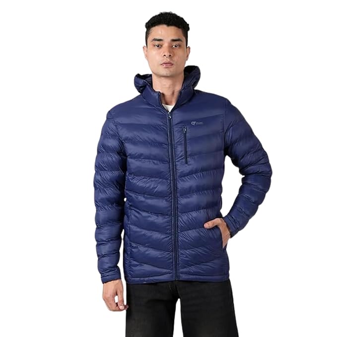 Caraba Light Weight Winter Jackets for Men & Boys | Front Zipper Pocket, Full Sleeves Nylon Jacket, Regular Fit Bomber, Monsoon Jackets for All Weather