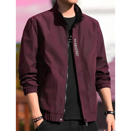 CARABA Men's Stylish Winter Jacket, Full Sleeve, Regular Fit, Windcheater & Zipper Closure jacket