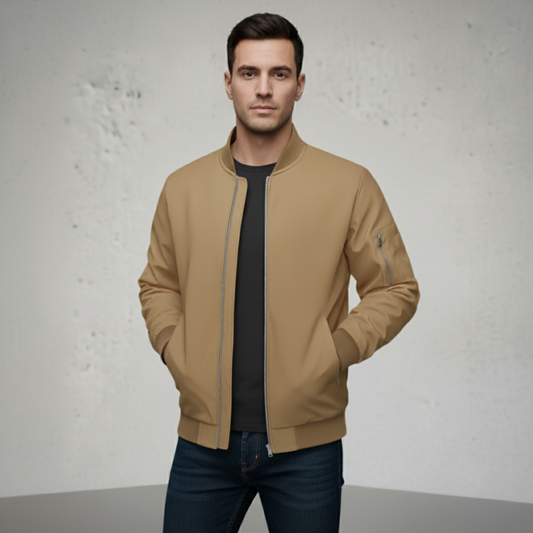 Caraba Men’s Lightweight Water Resistant  Winter Jacket – Windproof, Foldable & Travel-Ready