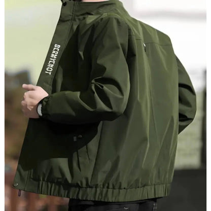 CARABA Men's Stylish Winter Jacket, Full Sleeve, Regular Fit, Windcheater & Zipper Closure jacket