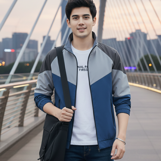Caraba Plus Size Jacket for Men's & Boys Stylish Full Zip UP Winter Jacket for Running, Trekking, Travelling & Gym Workout Fashionable Jacket