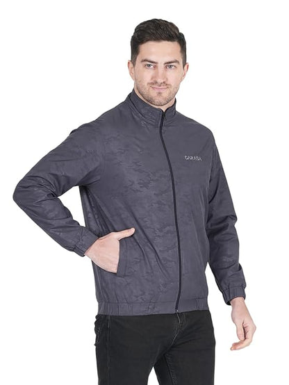 Caraba Men's Casual Workout Running Lightweight Outdoor Sporty Wind Cheater Jacket