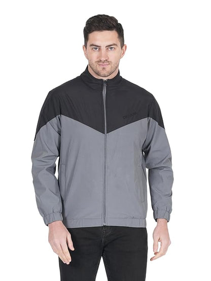Caraba Men's Casual Workout Running Lightweight Outdoor Sporty Wind Cheater Jacket