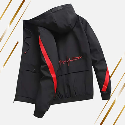 Caraba Men's Lightweight Winter Jacket, Full Sleeve Windcheater | Ideal for Trekking, Running, Gym Workouts & UV Protection