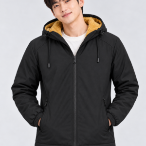 FUR HOODED JACKET FOR MEN'S